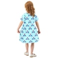 thumbnail image 6 of joogoo Shark and Hearts Girls' Short Sleeve Dress Kids Dresses 4T, 6 of 8