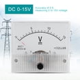 thumbnail image 2 of Analog Voltmeter  Voltage Meter  Current Meter  Dc Current Meter  2.5 Accuracy Voltage Analog Panel  DC 0-15V DC Analog 85C1 Current Voltmeter Voltage 2.5 Accuracy Voltage Analog, 2 of 8