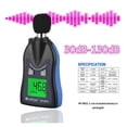 thumbnail image 4 of Digital Sound Level Meter 30-130dB Noise Level Meter Noise Measuring Instrument Tester Decibel Monitor ,Accurate Measurement, 4 of 6
