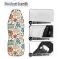 thumbnail image 5 of POLERO Stretchy High Back Car Seat Cover for Auto, Polyester Interior Decor Car Seat Covers for Front Seats, Pumpkin and Maple Leaf Theme, 5 of 12