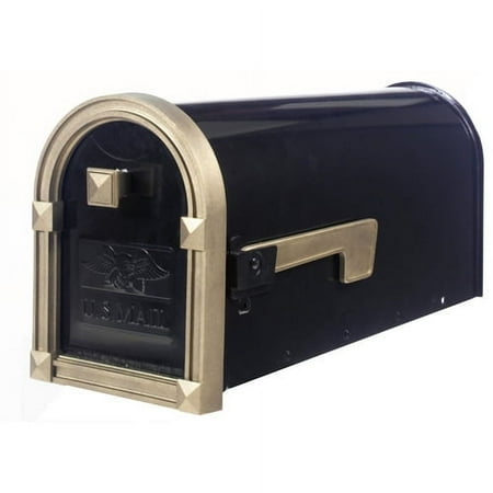 PostMaster Hillcrest Black Rural Mailbox