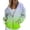 Green, variant on Women's Oversized Zip Up Track Jacket Long Sleeve Casual Top with Pockets Comfortable Streetwear Pink XXXL