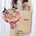 thumbnail image 3 of Sanrio Spot Goods Anime Kuromi - Ramo de peluche de juguete, ramo de flores de peluche relleno Kawaii, decoración de habitación, regalo de San Valentín, 3 of 5
