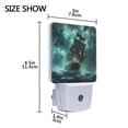 thumbnail image 4 of Old Ship in Storm Sea Night Light 2 Pack LED Nightlight Plug into Wall Dusk to Dawn Sensor Soft White, 4 of 7