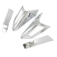 thumbnail image 1 of 4Pcs Car Silver Rear Tail Light Lamp Eyebrow Cover Trim for C- 2016-2018, 1 of 5