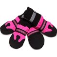 thumbnail image 2 of HELIAHOO Dog Shoes Waterproof Dog Boots, Reflective Pet Paw Protectors Anti-Slip Booties with Adjustable Strap Rugged Anti-Slip Sole for Medium Large Dogs All Seasons 4PCS CJ915-127525, 2 of 8