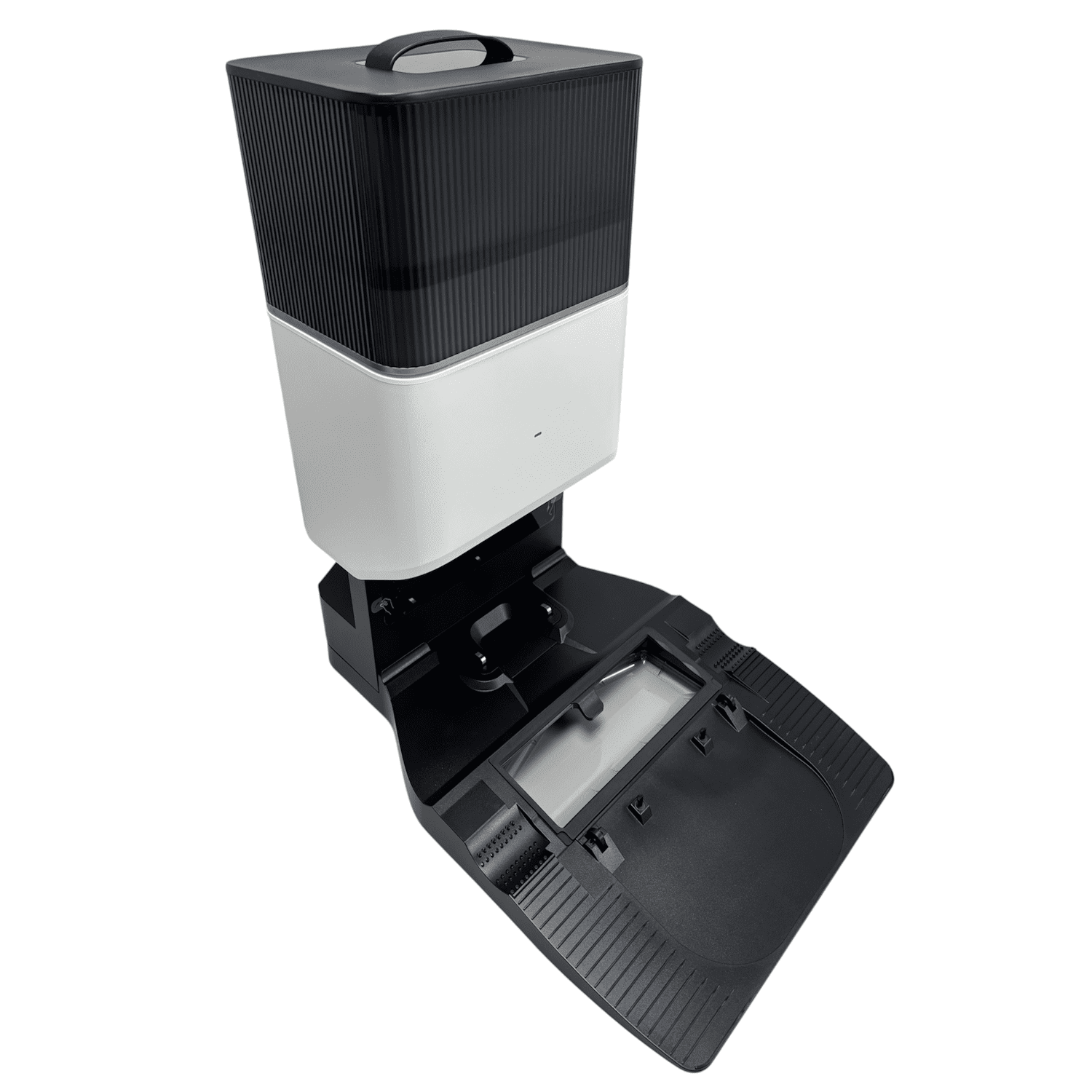 Self-Empty Clean Base Station Compatible With Roborock Q5 Max+, Q5 Pro+, Q5 DuoRoller+, Q8 Max, Q8 Max+ Robotic Vacuum Cleaners - Auto Dust Disposal Dock with Charging - White