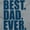 Gravel, variant on Cool Father's Day Best Dad Ever Men's Graphic T Shirt Tees Brisco Brands S