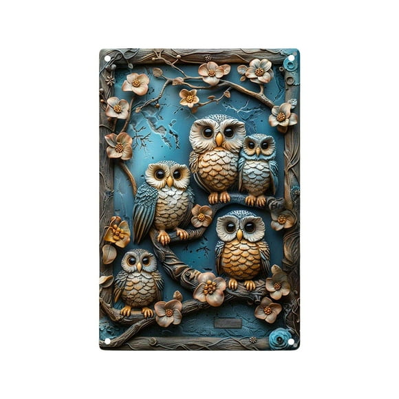 "American Retro Aluminum Plate Painting" Round License Plate Decoration Painting Coffee Shop Bar Wall Pendant Blank Custom Plate Old Craftsmanship