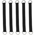 thumbnail image 1 of 5pcs Swing Fixed Straps with Stainless Steel Rings Swing Hammock Ropes for Outdoor Use, 1 of 8