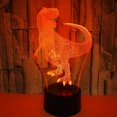 thumbnail image 5 of jurásico T-Rex Lámparas LED Bebé Guardería Luz nocturna Habitación de los niños Decoración del hogar Navidad Cumpleaños Juguetes Regalos 7 Cambio de color XianweiShao 8390611989439, 5 of 5