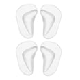 thumbnail image 2 of Almohadillas para plantillas ortopédicas de silicona para el arco del pie (transparentes), 2 of 15