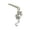 A, variant on Durable Metal Mantel Stocking Hooks Secure Grip Design Shelf Stair Tabletop Decor Display Holders
