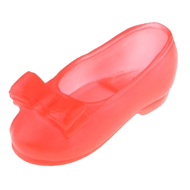 Sandalias de verano para niñas BJD de 12 pulgadas, zapatos de moda, accesorio de vestir, 1/6 Rojo A