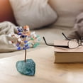 thumbnail image 3 of Fiudx Artículos en oferta con ofertas flash Árbol de cristal curativo de colores, árbol de cristal natural con base de piedra, árbol de alambre de cobre, árbol de dinero, árbol de energía espiritual, 3 of 6