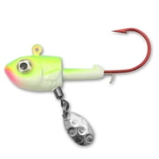 Northland Fishing Tackle THUMPER JIG - 2/Card - 1/4 oz - #2/0 Hook - Silver Shiner