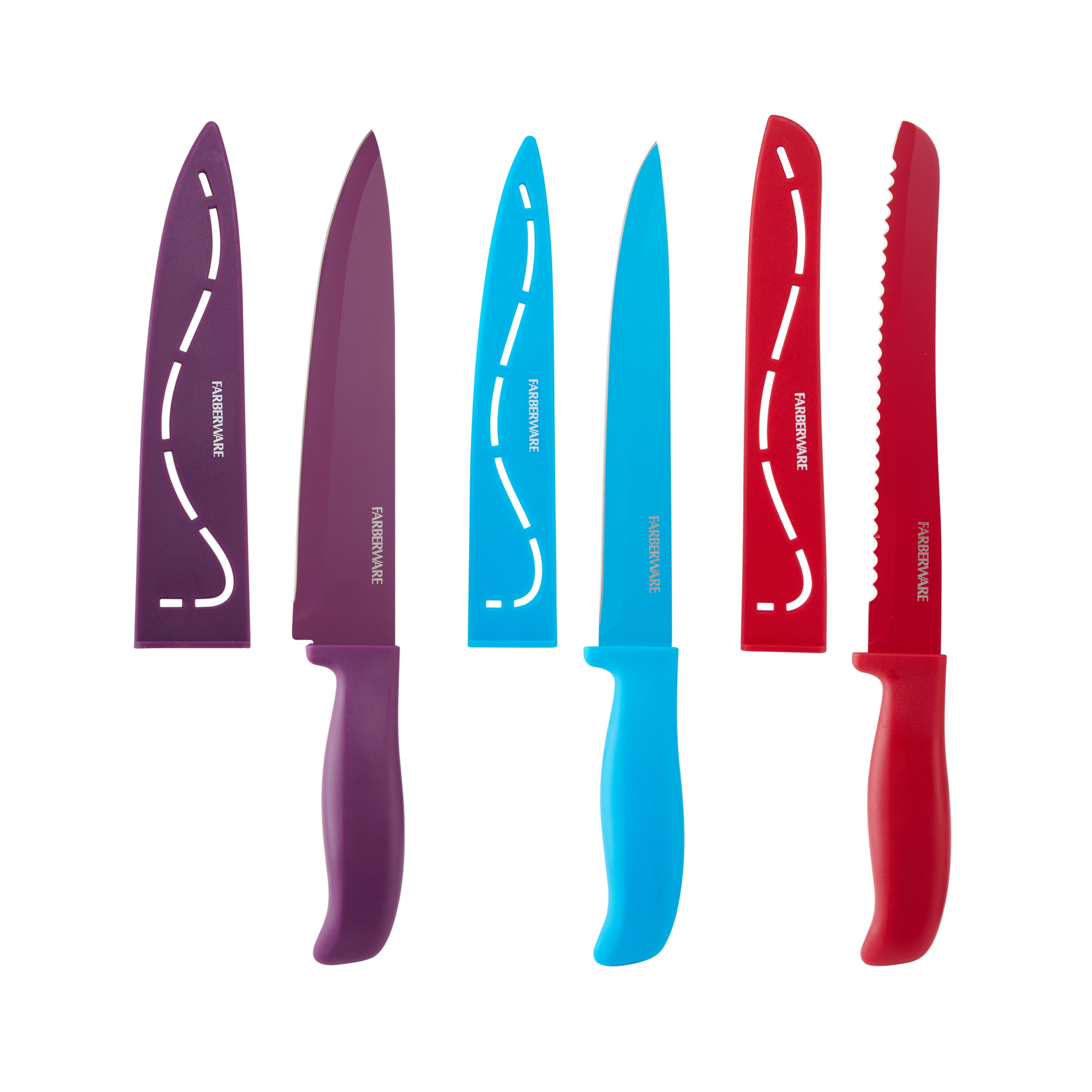 Farberware Colourworks Resin 12-Piece Stick Resistant Knife Set - image 3 of 15