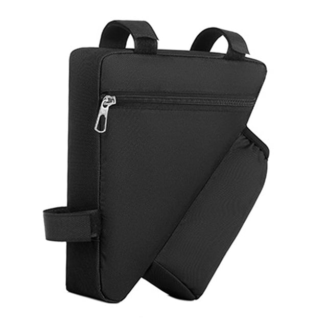 Bolsa triangular para cuadro de bicicleta, bolsa para el tubo delantero, bolsa de almacenamiento para bicicletas de carretera y montaña.