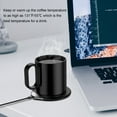 thumbnail image 2 of Amdohai USB Mug Warmer with Wireless Charger 2 in 1, Coffee Mug Warmer for Office Home, Beverage Mug Constant Temperature Coffee Cup Warmer for Desk, 2 of 9