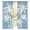 Light Blue, White, Sky, variant on Tropical Palm Tree Sheer Curtains 84 Inches Long, Vintage Mint Green Exotic Botanical Plants Light Filtering Window Curtains for Living Room, Rod Pocket Voile Chiffon Drapes, 52"W x 84"L, 2 Panels