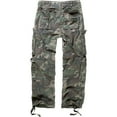 thumbnail image 6 of BRANDIT INDIVIDUAL WEAR Adult Male Pure Vintage Cargo Pants, Woodland, Size: XL (1003-15010-XL), 6 of 7