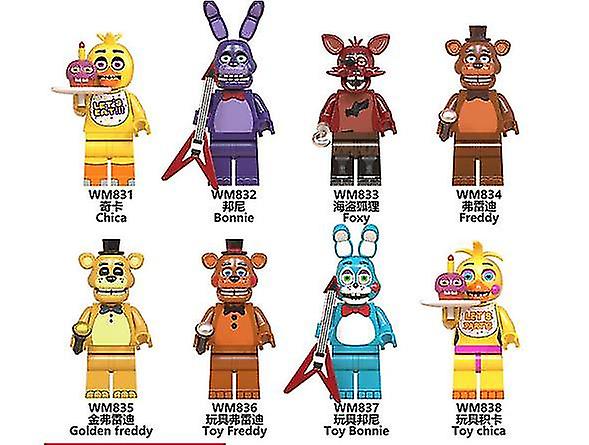 Five Nights At Freddy's Fit 8pcs Fnaf Toy Kids Birthday Gifts
