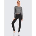 thumbnail image 5 of Weardear Long Sleeve Workout Tops for Women Crewneck Yoga Shirts Lightweight Athletic Gym Running Sport Casual T-Shirt, 5 of 6