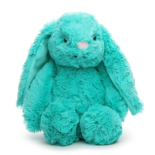 green stuffed bunny