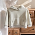 thumbnail image 5 of Wsyxszg Girls Hoodies Fall Solid Hooded Long Sleeve Pullover Kids Cozy Oversized Athletic Sweatshirts 2-12T, 5 of 9