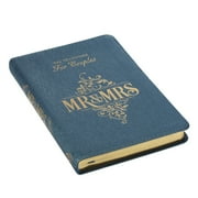 Mr. & Mrs. 366 Devotions for Couples Enrich Your Marriage and Relationship Blue Faux Leather Flexcover Devotional Gift Book w/Ribbon Marker