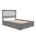 thumbnail image 6 of Mission Platform Bed with Flat Panel Foot Board and 2 Urban Bed Drawers in, Multiple Colors and Sizes, 6 of 10