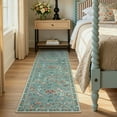 thumbnail image 5 of Moynesa 2'x6' Insect Hallway Runner Rug Washable Kitchen Runner Soft Bug Accent Carpet Runner for ‎Laundry ‎Bathroom Bedroom Entryway Stain Resistant Non Slip, Light Green, 5 of 11