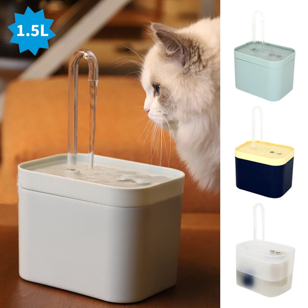 Pet Artist 1.5L Pet Water Fountain Cat Dog Automatic Electric Drinking Bowl Dispenser Dishes