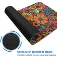 thumbnail image 5 of Modern Colorful Summer Florals Pattern Gaming Mouse Mat,Rectangle XX Large Non-Slip Rubber Gaming Mouse Pad with Stitched Edges, Office Mouse Pad for Women Men Kids, 31.5x15.7, 5 of 7