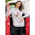 thumbnail image 4 of Woman Within Plus Size Fleece Holiday Sweatshirt, 4 of 6