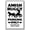 Warning Sign 2, variant on Amish Buggy Parking Metal Sign - 8"x12" Tin Sign, Horse Carriage Religious Decor, Bar Pub Home Wall Art