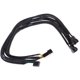 thumbnail image 1 of PWM 3/four Splitter Computadora PC Ventilador Cable de Alimentación Cable de Extensión, 1 of 9