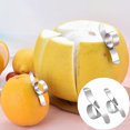 thumbnail image 2 of Lubelski Orange Opener Small Blade Design Labor-saving Anti-slip Fruit Peeling Stainless Steel Ring Pomegranate Citrus Pomelo Zester Kitchen Supply, 2 of 7