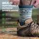 thumbnail image 5 of Calcetines de senderismo Innotree de lana merino para hombre, paquete de 3 unidades, Micro Crew, 5 of 7