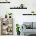 thumbnail image 7 of Floating Shelves, Set of 3 Wall Shelves (Multiple Sizes & Colors) by Icona Bay, 7 of 7