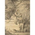 thumbnail image 2 of Gerard van Nijmegen 11x14 Gold Ornate Wood Frame and Double Matted Museum Art Print Titled - Allegory of Painting and Drawing (1801), 2 of 4