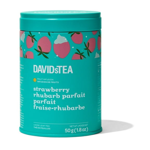 DAVIDsTEA Strawberry Rhubarb Parfait Loose Leaf Tea