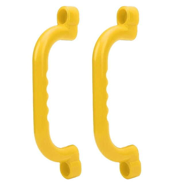 Safety Playground Handles 2PCS Kids Toy Handles Reusable Plastic Playground Safe Grab Handle for Outdoor Climbing Amusement Equipment Tree House Swing Set Accessories