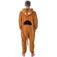 thumbnail image 6 of Scooby-Doo Mens' Hooded Union Suit Adult Costume Pajama Sleeper, 6 of 8