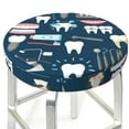 thumbnail image 3 of Naloa Dental Round Bar Stool Cushion Cover 12-14 inch, Fits Kitchen, Office, Restaurant Chairs - 13 inch, 3 of 7