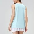 thumbnail image 4 of Zedker Womens Workout Tank Tops Lightweight Sleeveless Loose Fit Athletic Running Tennis Yoga Shirts Light Blue Plus XL, 4 of 4