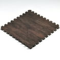 thumbnail image 5 of Greatmats Foam Tiles Wood Grain 7/16 Inch x 2x2 Ft. Walnut Dark Brown Case of 15, 5 of 8