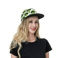thumbnail image 6 of Kdxio Cute Broccoli Print Snapback Hat for Men Women,Adjustable Baseball Cap, 6 of 7