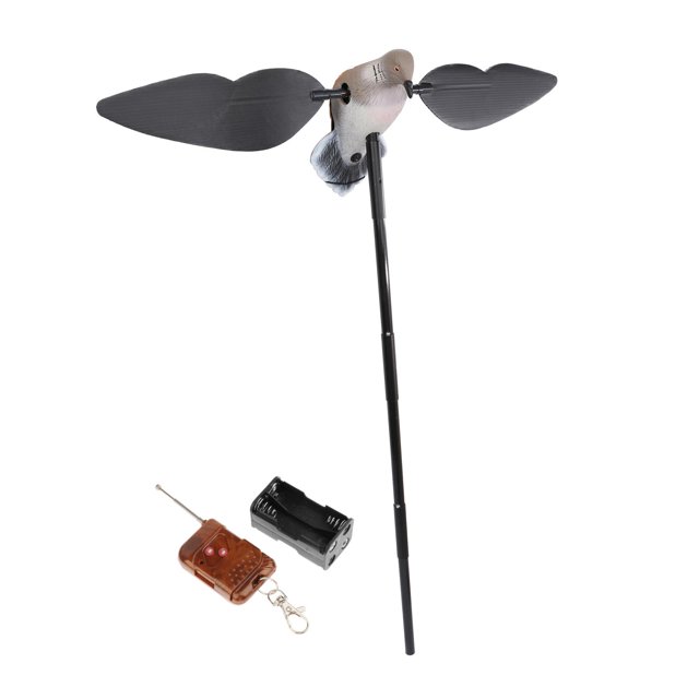 Dove Decoy Fake Bird Hunting Black Realistic Hunting Decoy Creative Garden