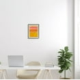 thumbnail image 2 of Stupell Industries Varied Orange Stripes Arrangement Painting Black Framed Art Print Wall Art, Design by Victoria Barnes, 2 of 8